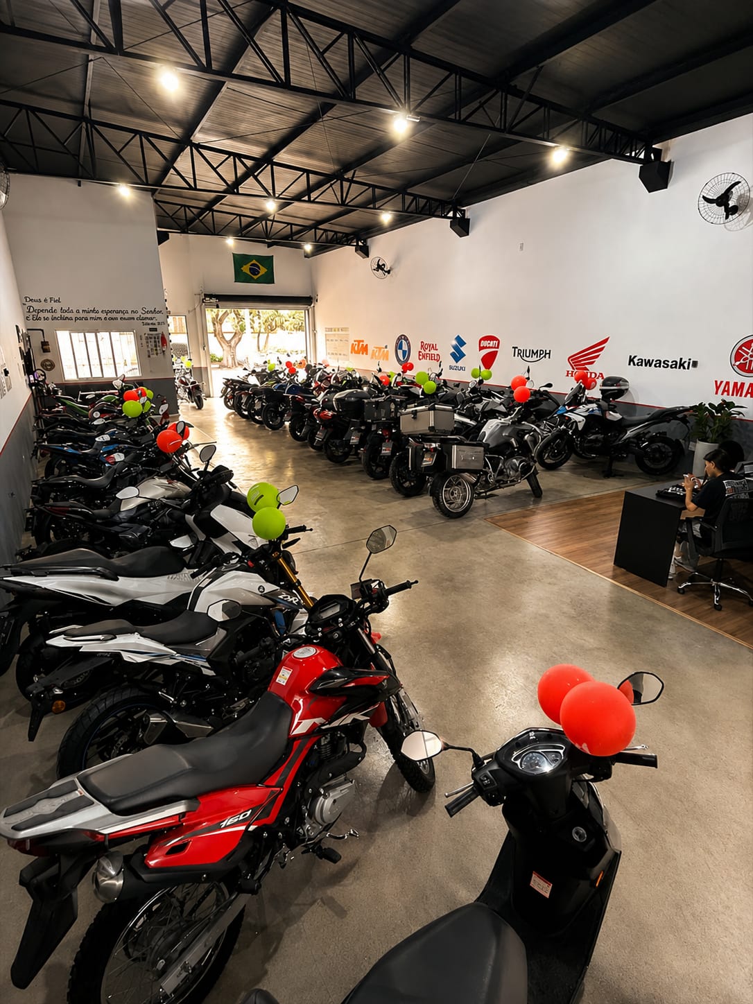 Interior do showroom